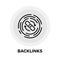 Backlinks Line Icon