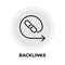 Backlinks Line Icon