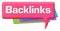 Backlinks Pink Colorful Comment Symbol