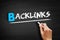 Backlinks text on blackboard