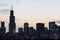 Backlit Chicago background