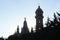 backlit church Tibidabo Barcelona