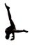 Backlit Flexible Dancer Silhouette