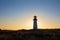 Backlit lighthouse 1