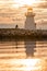 Backlit Lighthouse in Gaspe Peninsula