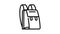 Backpack bag icon animation