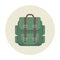 Backpack Camping Icon for Outdoor Travel