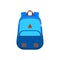 Backpack icon, bag or travel back pack, rucksack