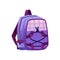 Backpack for school, satchel with straps vector