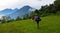 Backpackers going trekking in Guatemala