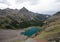 Backpacking around Blue Lakes in Colorado`s San Juan Mountains