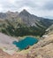 Backpacking around Blue Lakes in Colorado`s San Juan Mountains