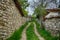 Backroads and stone walls in Arbanasi