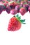 Backround and foreground strawberry