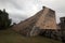 Backside of Grand Ballcourt Juego de Pelota at Mexico\'s Chichen Itza Mayan ruins on the Yucatan Peninsula