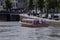 Backside Hof Van Holland Cruise Boat Speeding At Amsterdam The Netherlands 28-6-2022