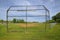 Backstop of an old baseball field