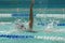 Backstroke swimmer
