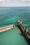 Backwater inside the Scaliger Castle - medieval port fortress, Sirmione,