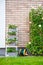 Backyard vertical garden