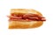 Bacon baguette with ketchup