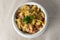 Bacon and cheese pasta bake, Macaroni with cheese