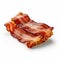 Bacon De Choclo: Hyperrealism Photography On Isolated White Background