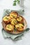 Bacon egg muffins with jalapeno