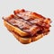 Bacon grilled isolated on transparent background