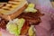 Bacon Lettuce and Tomato sandwich on Texas toast