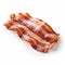 Bacon Strips On White Background