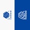 Bacteria, Biochemical, Examination, Form, Life Line and Glyph Solid icon Blue banner Line and Glyph Solid icon Blue banner