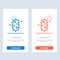 Bacteria, Biochemistry, Biology, Chemistry  Blue and Red Download and Buy Now web Widget Card Template