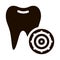 Bacteria Germ And Tooth Vector Sign Icon