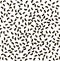 Bacteria seamless pattern. Black and white colors.