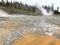 Bacterial pools in Yellowstone National Park in Wyoming
