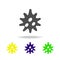 bacterium color icon. Element of virus color icon. Premium quality graphic design color icon. Signs and symbols collection color i