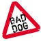 Bad Dog rubber stamp