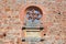 Bad DÃ¼rkheim, Germany - Round Gothic style ornate window of Limburg Abbey in Palatinate forest