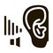 Bad Hearing Icon Vector Glyph Illustration