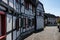 Bad Honnef,  Germany  25 April 2021,  Beautiful old half-timbered houses in Bad Honnef