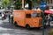 BAD ISCHL, UPPER AUSTRIA/AUSTRIA - SEPTEMBER 15 : Orange Van in