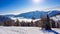 Bad Kleinkirchheim - Cable car with winter landscape