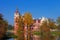 Bad Muskau palace in autumn