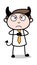 Bad Person - Office Businessman Employee Cartoon Vector Illustration