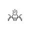 Bad teeth line icon