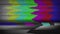 Really Bad TV Signal Fuzzy Distorted