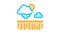 bad weather wheat field Icon Animation