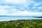 BADACSONYTOMAJ, HUNGARY - JULY 3, 2020: Scenic view of lake Balaton, Hungary