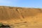 Badain Jaran Desert with huge sandunes and lakes